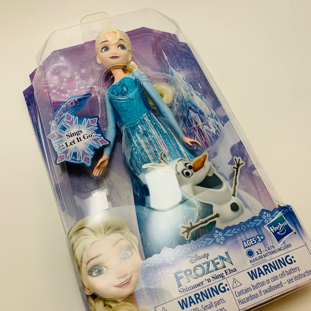 Frozen Shimmer 'N Sing Elsa, Singing Doll - Disney